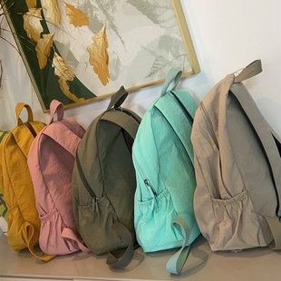 8003泡芙系列防泼水双肩包女高颜值慵懒风旅游超轻男女通用学生包