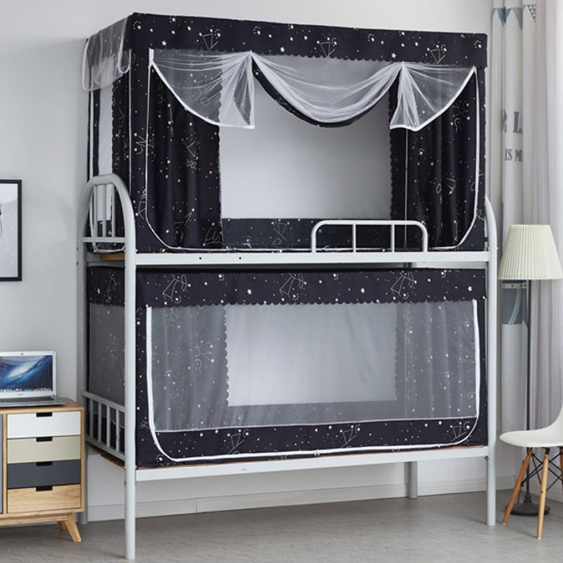 .大学生1门下铺02蚊帐.0三开宿舍9m1米9上铺90cm190上下床单人.