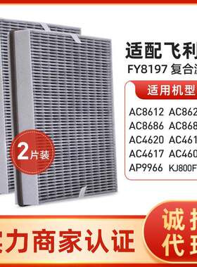 适配菲利浦FY8197净化器AC8612/8688/8686AC4620/4600/4610滤网