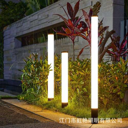 草坪灯户外防水圆柱庭院灯简约现代别墅院子景观灯花园小区草地灯