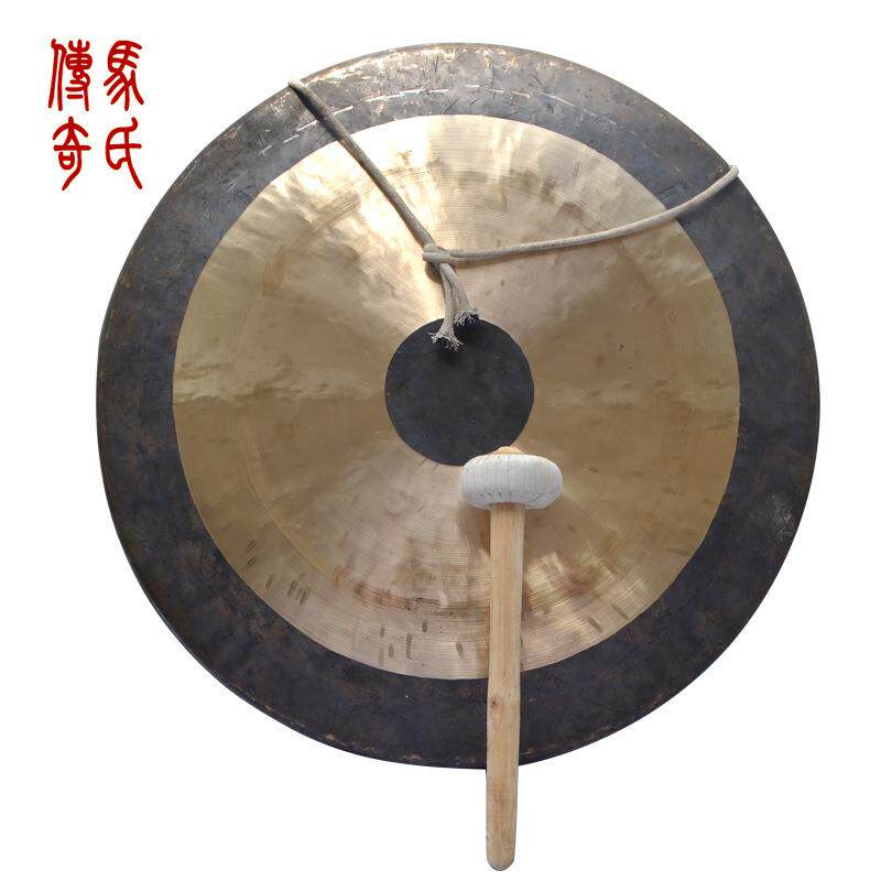 马氏传奇开道锣喜庆锣铜响器锣手工打造铜锣55厘米风水锣