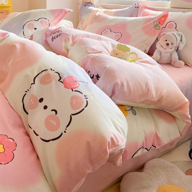 卡通纯棉床上四件套100全棉儿童被套床单三件套床笠2024新款床品4,自行车/骑行装备/零配件,更多零件/配件,淘宝优惠券,粉丝福利购,淘宝优惠卷