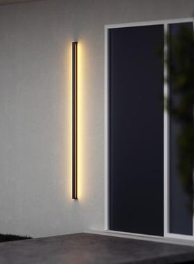 户外壁灯防水极简长条庭院室外洗墙灯led阳台别墅外直销