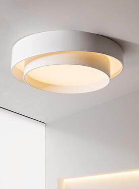 北欧现代简约主卧室吸顶灯圆形小客厅房间书房玄关灯具2025年新款