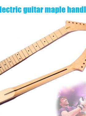 吉他琴颈电吉他琴颈琴头枫木柄头22品吉他替换柄头