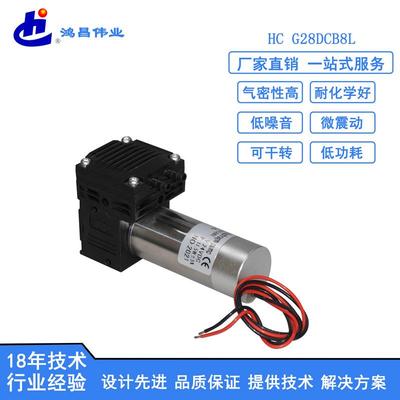 微型耐压无油抽气泵8L无刷空气净化泵-80kpa循环水电动真空泵