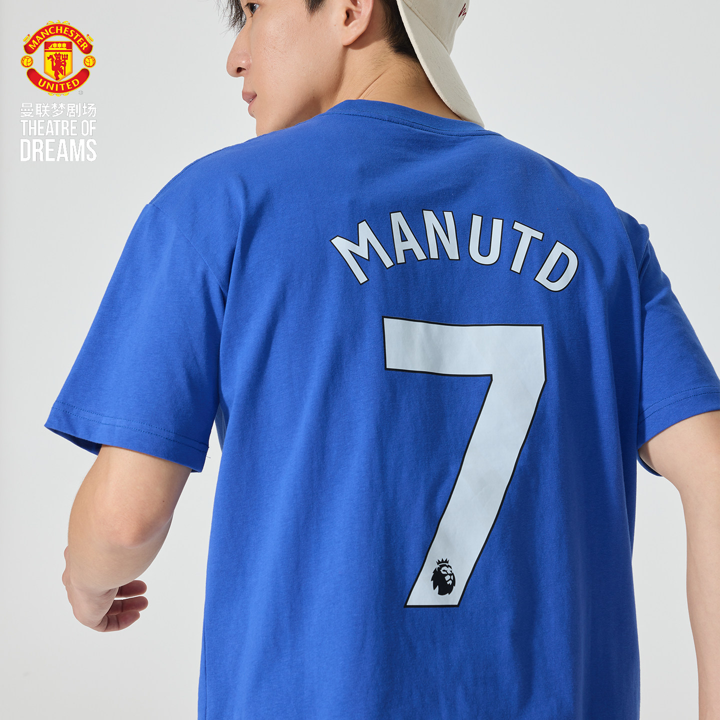 曼联梦剧场红魔短袖T恤纯棉圆领短袖T恤7号短袖
