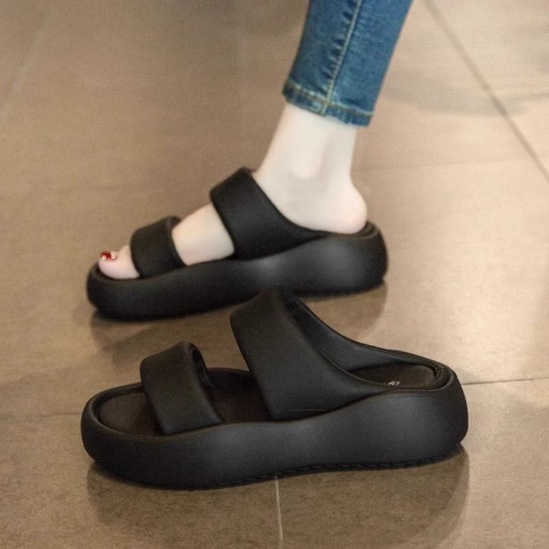 厚底拖鞋女外穿夏季2024新款高级感时尚百搭一字拖女沙滩休闲凉拖,女鞋,一字拖,淘宝优惠券,粉丝福利购,淘宝优惠卷