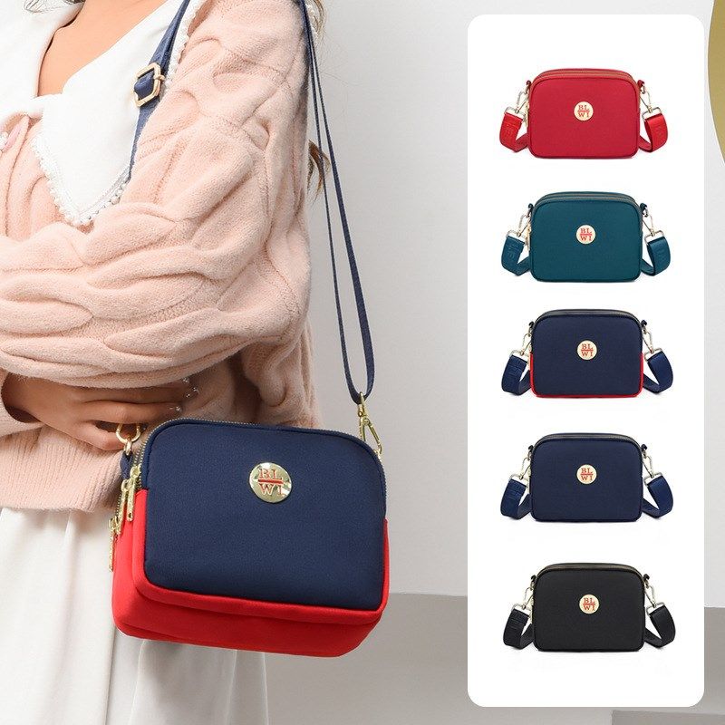 2024新款韩版斜挎包小包包女单肩包牛津布小方包手机包零钱包,箱包皮具/热销女包/男包,腋下包,淘宝优惠券,粉丝福利购,淘宝优惠卷