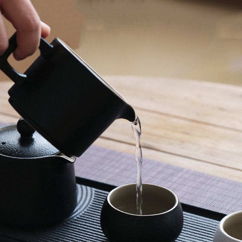 黑陶日式公道杯公杯茶漏套装简约陶瓷大号茶海分茶器功夫茶具配件,餐饮具,公道杯,淘宝优惠券,粉丝福利购,淘宝优惠卷