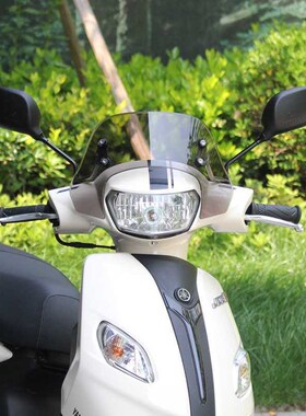 适用于巧格125改装挡风玻璃 风挡老款巧格i125前风挡板