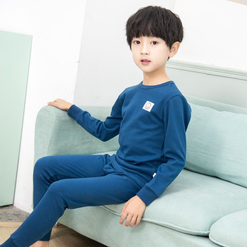 男孩男童秋衣秋裤套装纯棉男宝全棉线衣线裤薄款内穿儿童衬衣衬裤