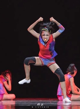 第十一届小荷风采舞蹈展演向你们学习演出服儿童表演出服装啦啦操