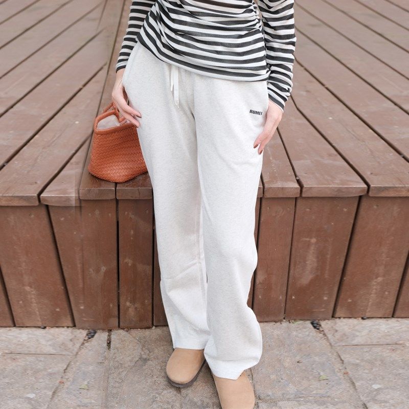 秋冬季松弛感阔腿裤通勤休闲宽松运动直筒卫裤裤脚拉链复古裤子女,女装/女士精品,休闲裤,淘宝优惠券,粉丝福利购,淘宝优惠卷