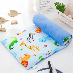 儿童床垫罩保护套全包纯棉幼儿园床垫被套60x120x135床褥套子全棉