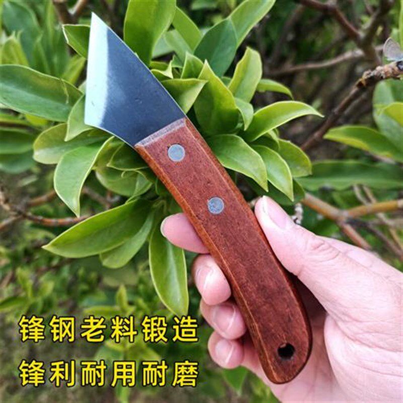 园艺锋钢嫁接刀老锯条毛胚料手工锻打芽接刀园林果树苗木嫁接工具