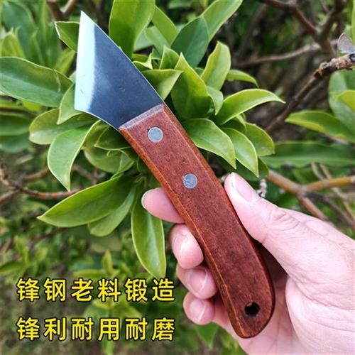 园艺锋钢嫁接刀老锯条毛胚料手工锻打芽接刀园林果树苗木嫁接工具