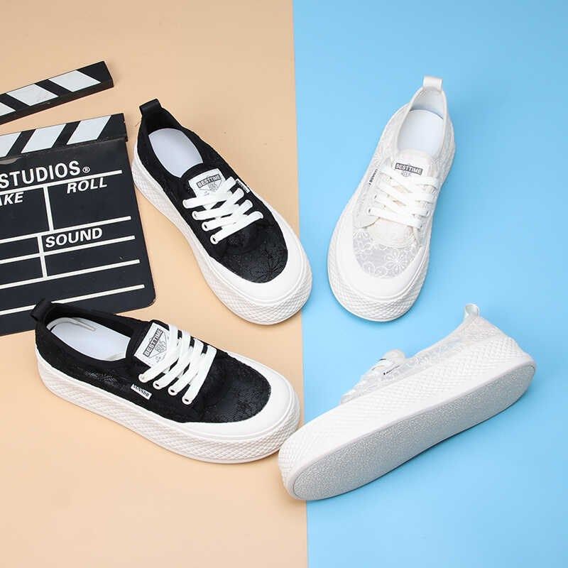 2024大码女鞋41一43夏季新款网纱透气单鞋女超火平底蕾丝渔夫鞋42,女鞋,时尚休闲鞋,淘宝优惠券,粉丝福利购,淘宝优惠卷