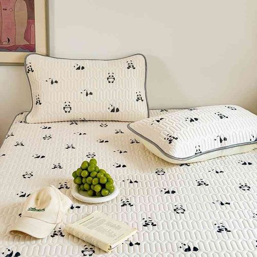 卡通乳胶凉席三件套夏季小清新空调软席可水洗学生宿舍单人冰丝席