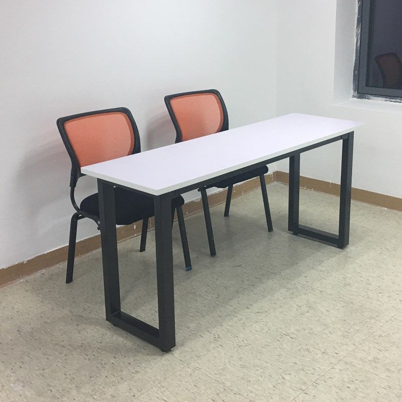 钢木长条桌学生培训课桌家用书桌写字桌公司组合板式办公会议桌