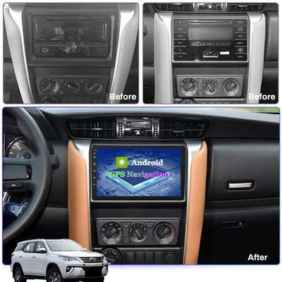 适用丰田奔跑者TOYOTAFORTUNER中控屏16-18款智能大屏导航一体机