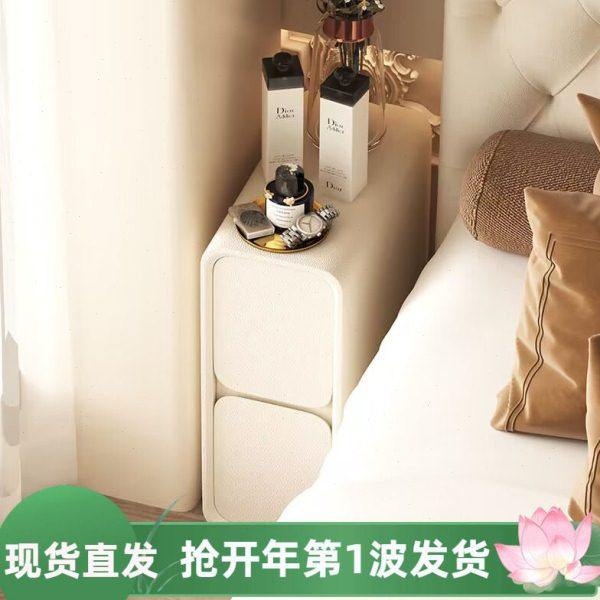 卧室小床头柜窄边夹缝20cm实木奶油风小型迷你儿童极简主卧床边柜,住宅家具,床头柜,淘宝优惠券,粉丝福利购,淘宝优惠卷