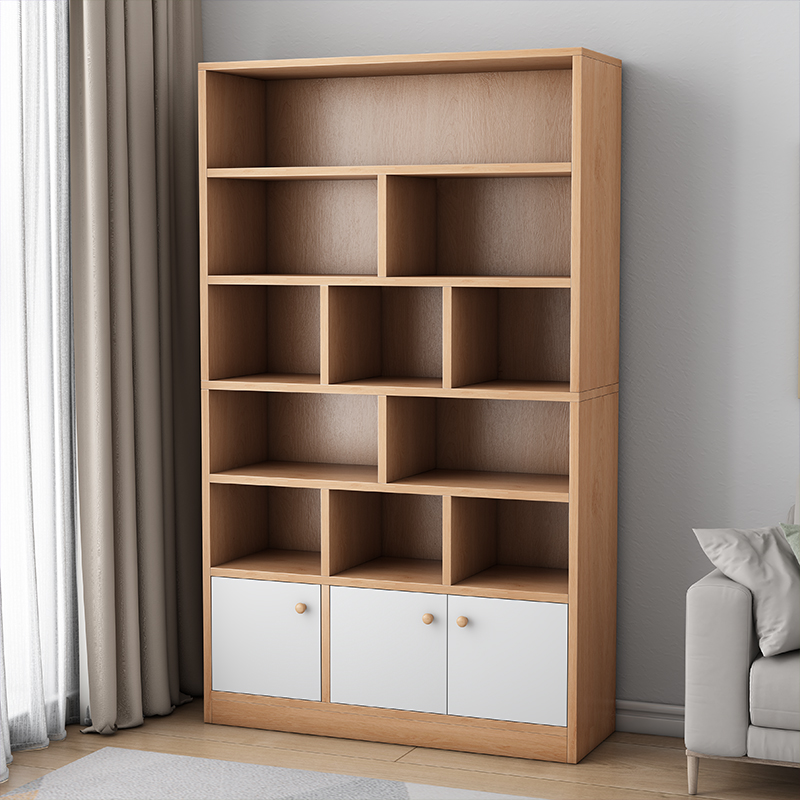 置物架多层收纳架货架家s用书架落地展示架简易木质储物架子收纳