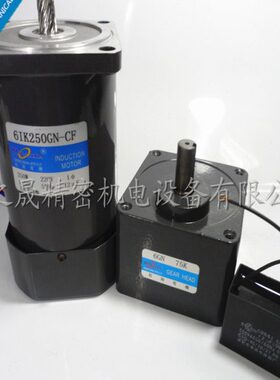 250W 交流220V 定速电机 6IK250GN-CF 齿轮单相减速微型/6GN75K