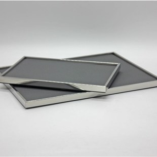 不锈钢饰品展示架 金色边框首饰绒布托盘 衣帽间展示珠宝托盘展示