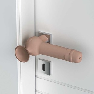 吸盘门把手保护套硅胶防撞儿童防磕碰加厚小号可爱新款卫生间窗户