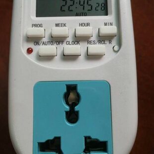 英式定时插座开关定时器提醒器自动通电断电循环定时器