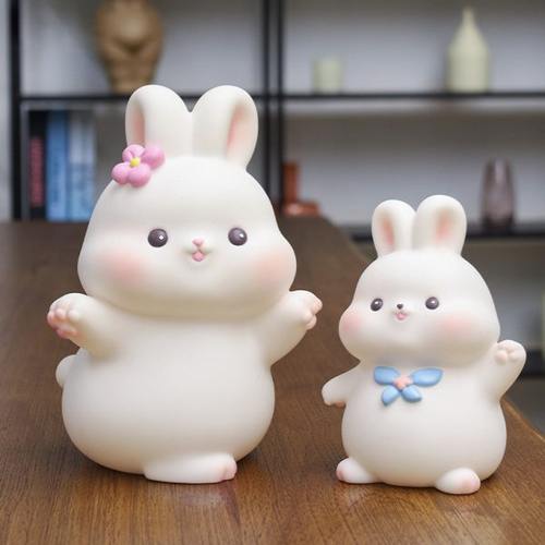 兔子存钱罐2023年新款儿童女孩储钱罐男孩网红储蓄罐可爱防摔摆件