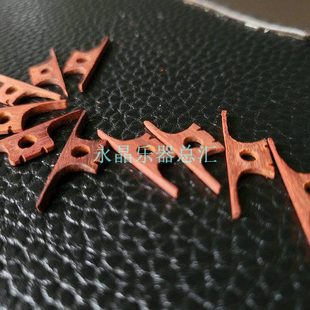 全手工精制小叶紫檀越胡码 专业越胡琴码 主胡琴码 越剧主胡码