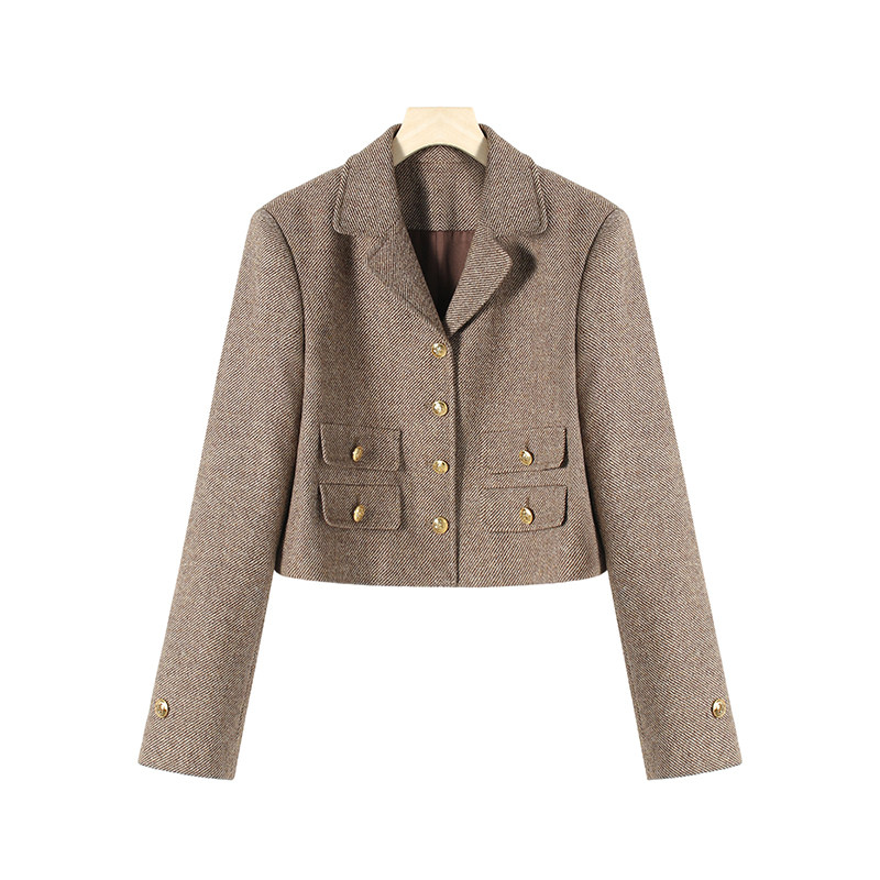 【甜甜粉丝专享】秋冬时尚单品短款毛呢外套885202,女装/女士精品,毛呢外套,淘宝优惠券,粉丝福利购,淘宝优惠卷