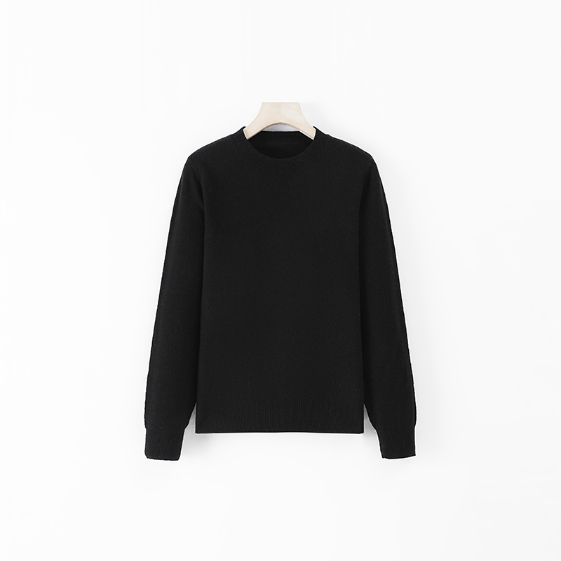 【甜甜粉丝专享】圆领设计百搭针织上衣WH-F06