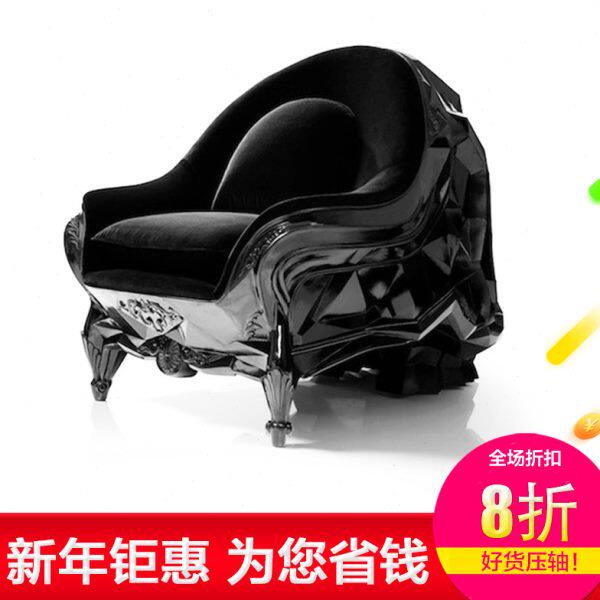 创意骷髅头沙发椅 玻璃钢工艺 骷髅头椅子 酒吧KTV时尚家居装饰