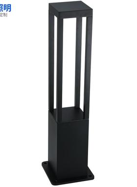 一体户外LED草坪灯压铸铝别墅庭院灯公园小区柱形景观灯