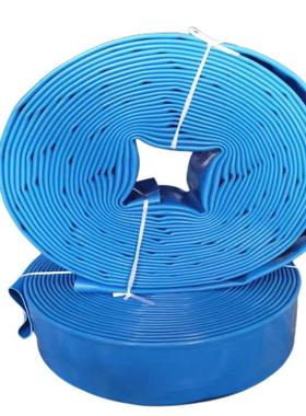 pvc农用灌溉水带橡塑涂塑水带蓝水带花园农田园林水带