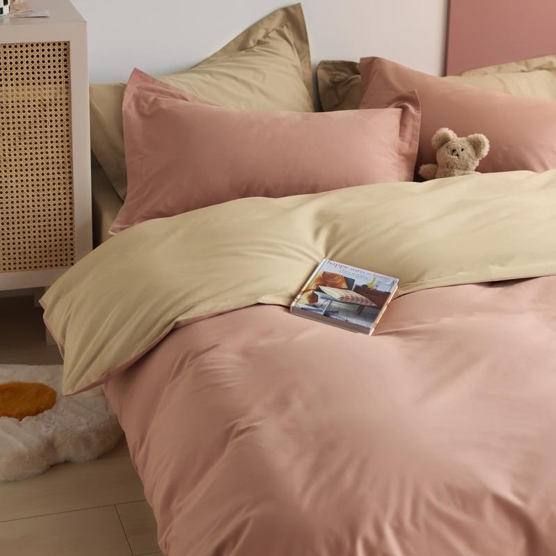 秋冬加厚100S高支全棉磨毛四件套北欧纯棉被套床单床笠式床上用品