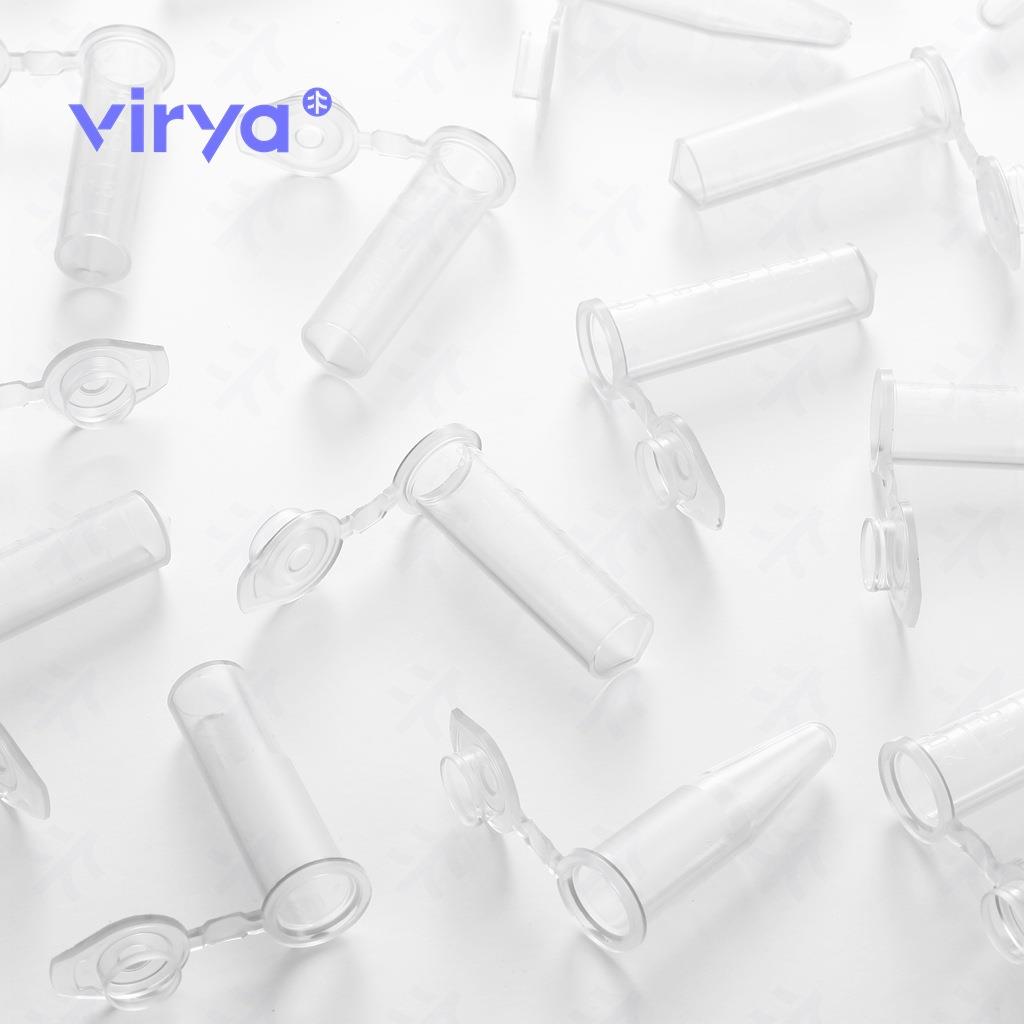特殊卡扣设计压盖锥底微量离心管virya1.5ml无酶无热源