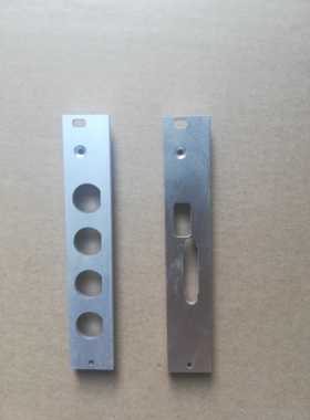 定制开孔20 25 303540506080mm铝型材面板CPCI铝合金机箱电子插箱