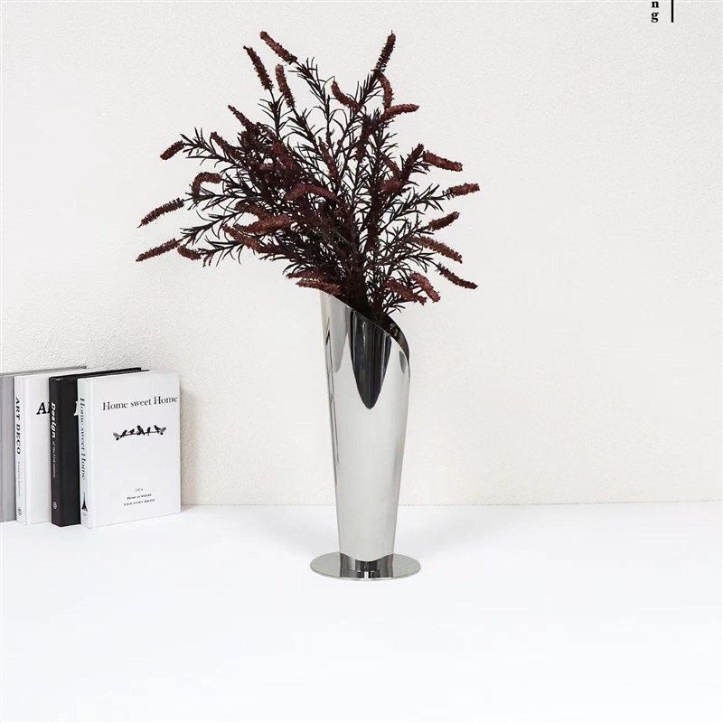 现代简约金属直筒花瓶假花摆件样板间家居客厅桌面插花器软装饰品,金属材料及制品,其他金属制品,淘宝优惠券,粉丝福利购,淘宝优惠卷