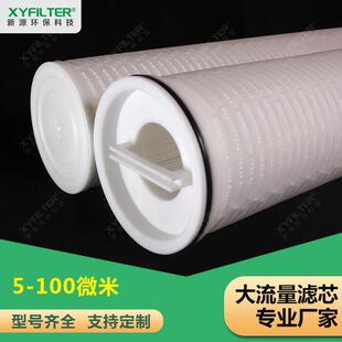 40寸60寸20寸不锈钢保安过滤器滤芯XLDM4540UHFJ大通量水滤芯