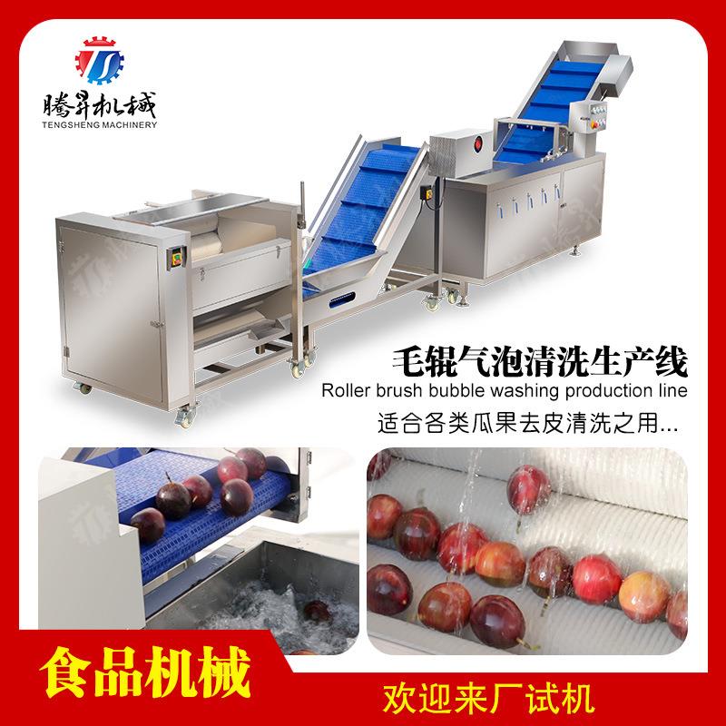 蕃薯芋头去皮清洗作业线土豆清洗设备多功能果蔬清洗去皮机