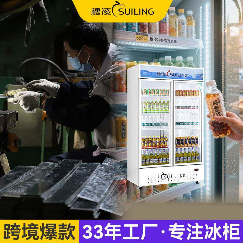 穗凌现货冰柜直冷风冷保鲜柜商用冰箱冷柜源头工厂冷藏展示柜