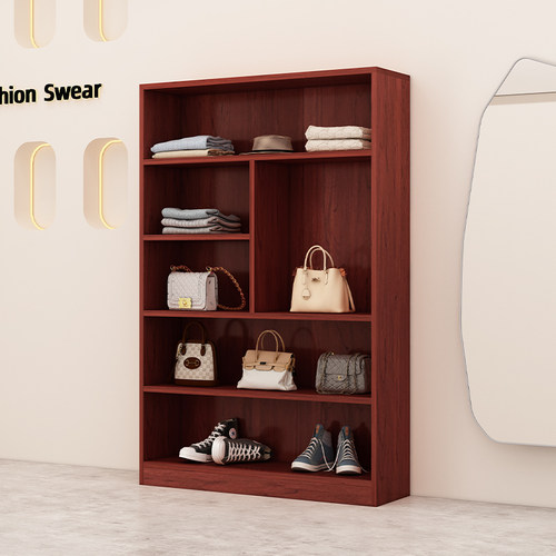 背景墙柜子服装店陈列鞋包展示柜酒柜靠墙柜子发廊美容毛巾工具柜