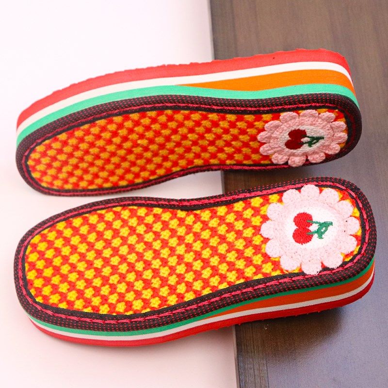 【菠萝绣花底】勾鞋底子勾拖鞋底子防滑毛线底男女士加厚单底,纺织面料/辅料/配套,鞋底,淘宝优惠券,粉丝福利购,淘宝优惠卷