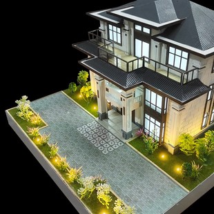精品农村庭院住宅模块自建房建筑单体效果图代做沙盘模型设计定制