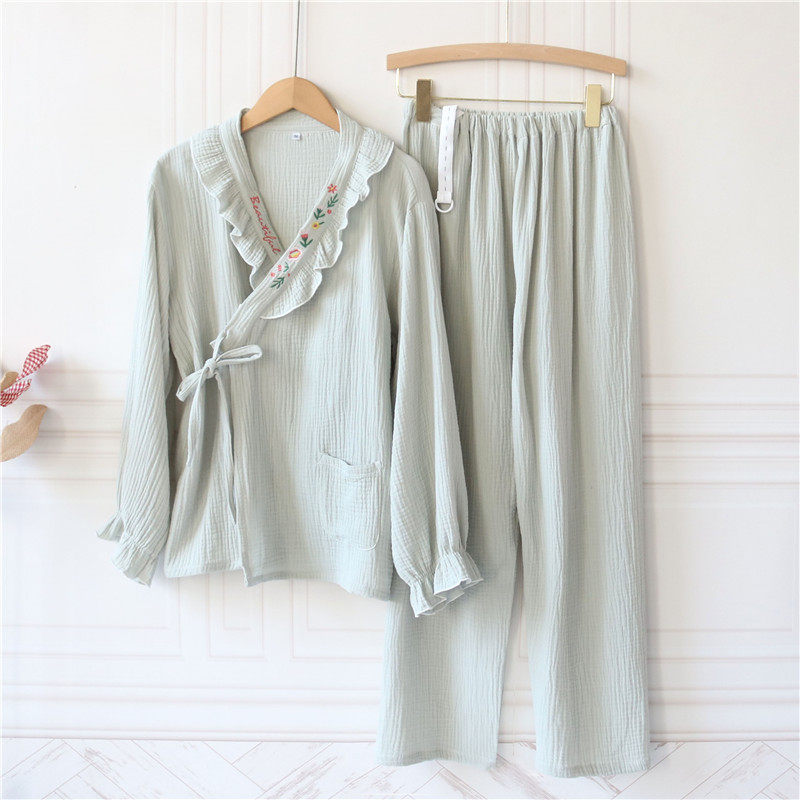 和服春秋纯棉纱布月子服女夏季大码暖气房产后3月份孕妇哺乳睡衣,孕妇装/孕产妇用品/营养,家居服套装,淘宝优惠券,粉丝福利购,淘宝优惠卷