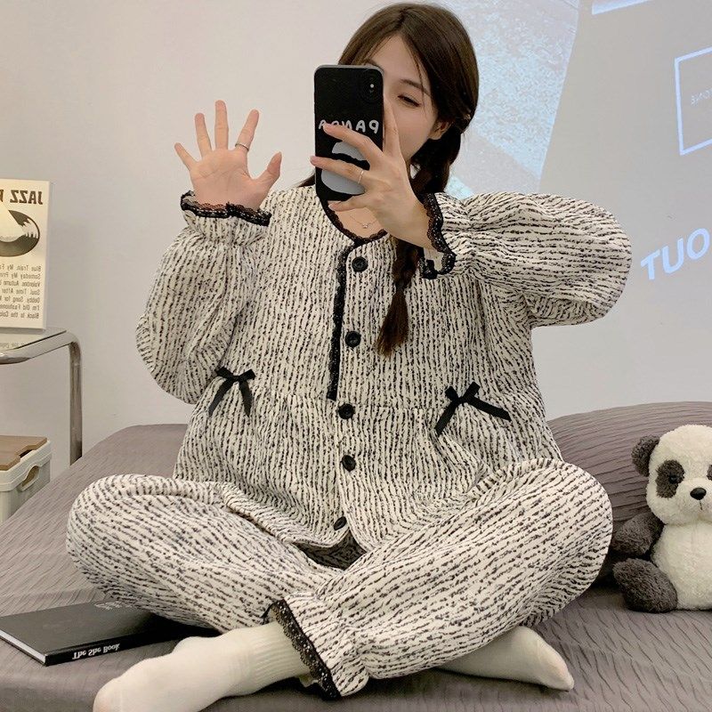 空气棉月子服带胸垫秋冬季10月份产后纯棉孕妇睡衣秋冬款加厚哺乳,孕妇装/孕产妇用品/营养,家居服套装,淘宝优惠券,粉丝福利购,淘宝优惠卷